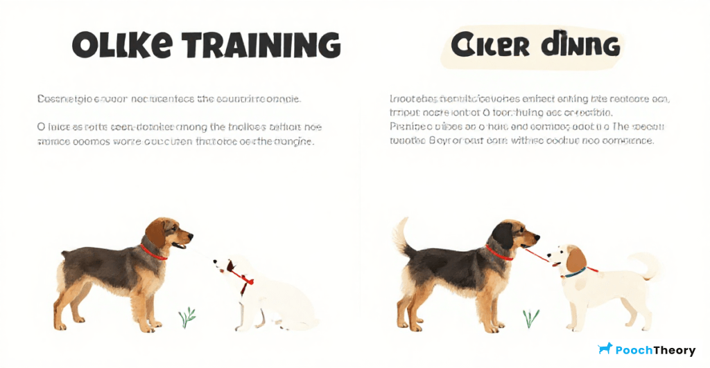 Comparison of marker training and clicker training for dogs made simple.