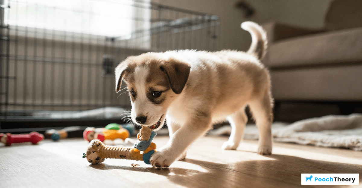 A Typical Day for an 8-Week-Old Puppy