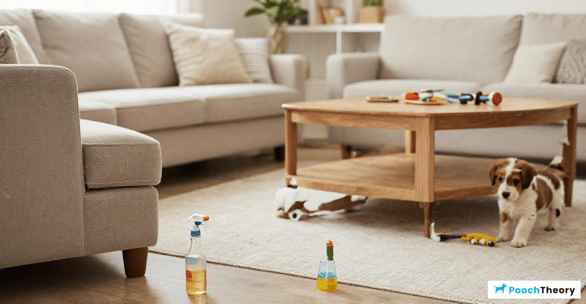 Utilizing Deterrents for Furniture Chewing