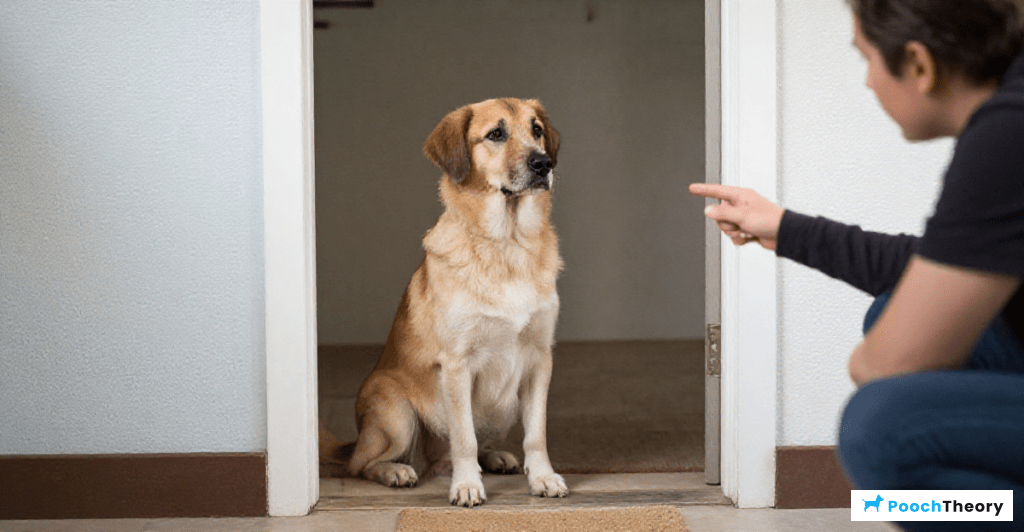Teach your dog to wait at the door with this training technique.