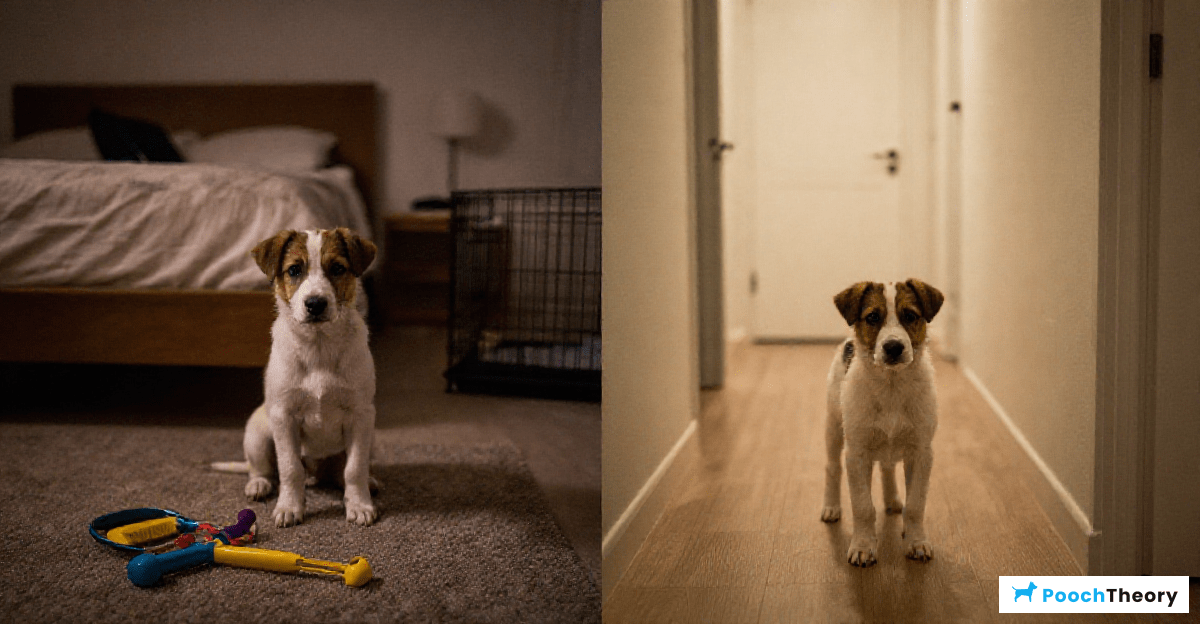 You are currently viewing Kennel Training A Puppy At Night: Bedroom Vs Hallway